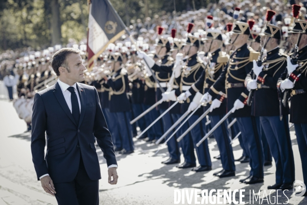 Défilé du 14 juillet sur l’avenue Foch.