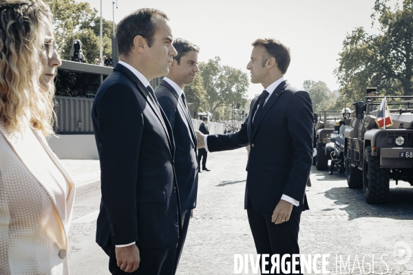 Défilé du 14 juillet sur l’avenue Foch.