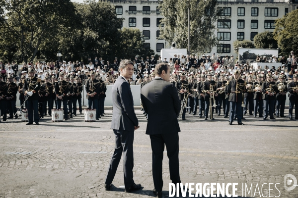 Défilé du 14 juillet sur l’avenue Foch.