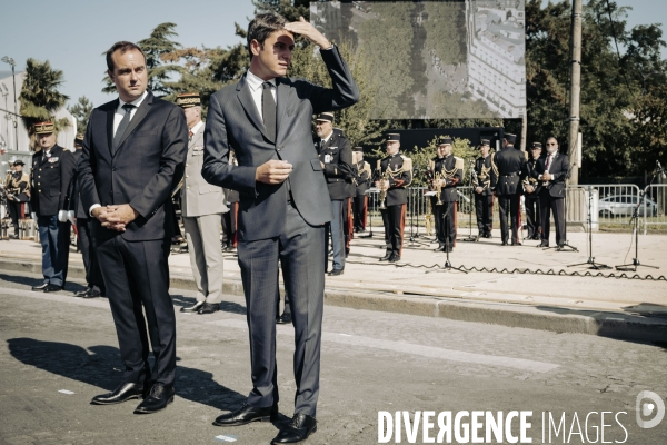 Défilé du 14 juillet sur l’avenue Foch.