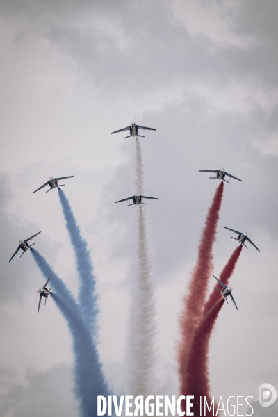 Défilé du 14 juillet sur l’avenue Foch.