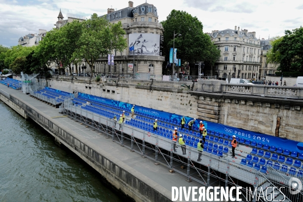 Preparatifs pour les Jeux Olympiques de Paris 2024