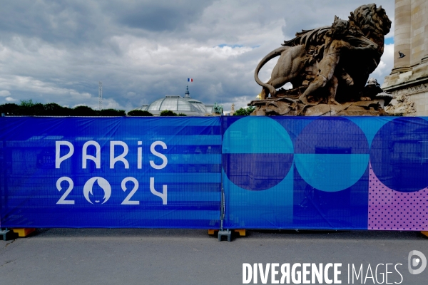 Preparatifs pour les Jeux Olympiques de Paris 2024