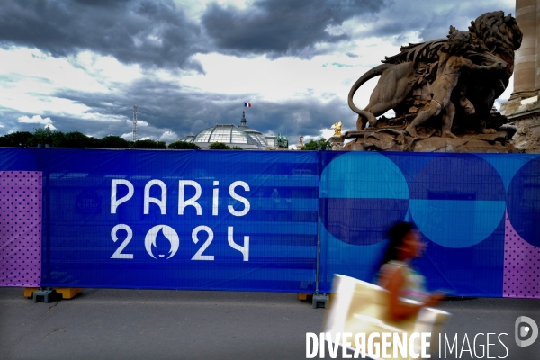 Preparatifs pour les Jeux Olympiques de Paris 2024