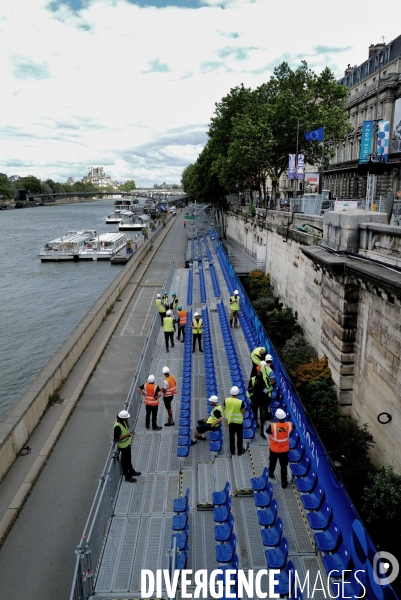Preparatifs pour les Jeux Olympiques de Paris 2024