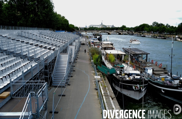 Preparatifs pour les Jeux Olympiques de Paris 2024