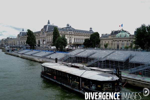 Preparatifs pour les Jeux Olympiques de Paris 2024