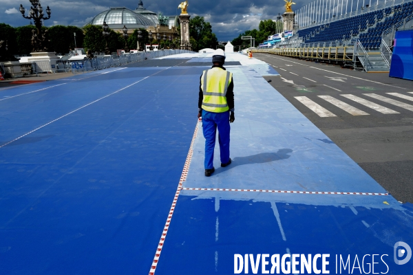 Preparatifs pour les Jeux Olympiques de Paris 2024