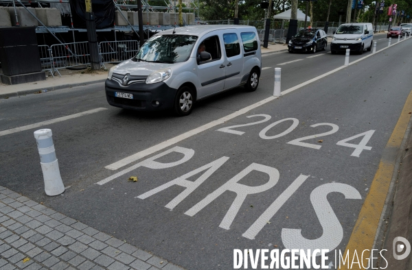 Preparatifs pour les Jeux Olympiques de Paris 2024