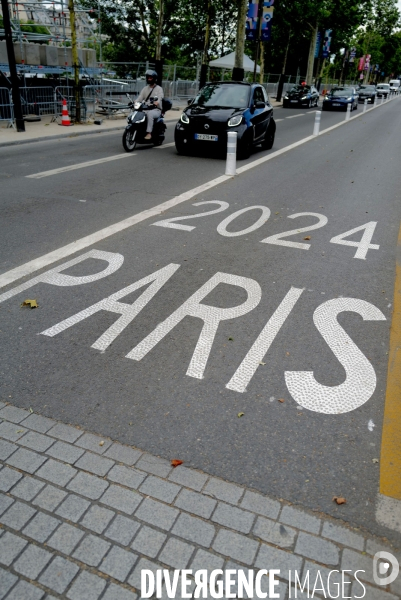 Preparatifs pour les Jeux Olympiques de Paris 2024