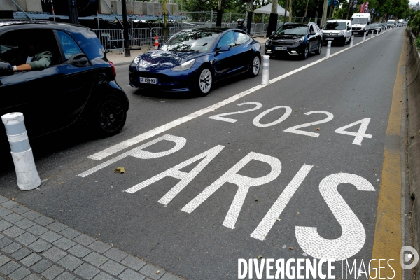 Preparatifs pour les Jeux Olympiques de Paris 2024