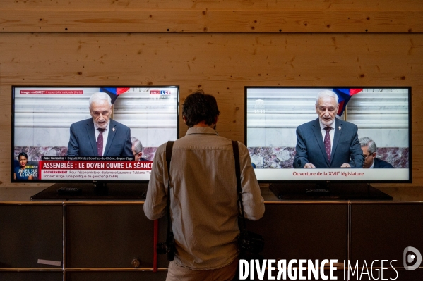 Assemblée nationale. Election à la présidence de Yaël Braun-Pivet.