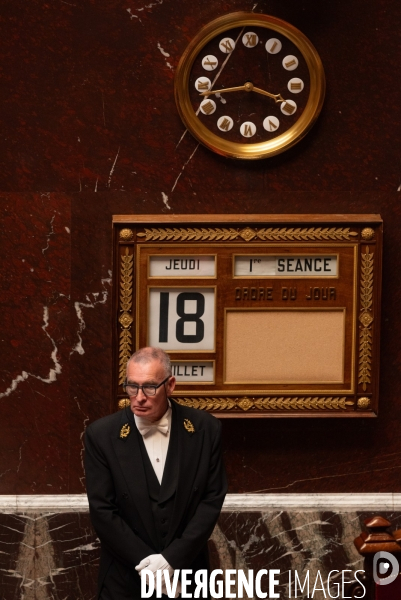 Assemblée nationale. Election à la présidence de Yaël Braun-Pivet.