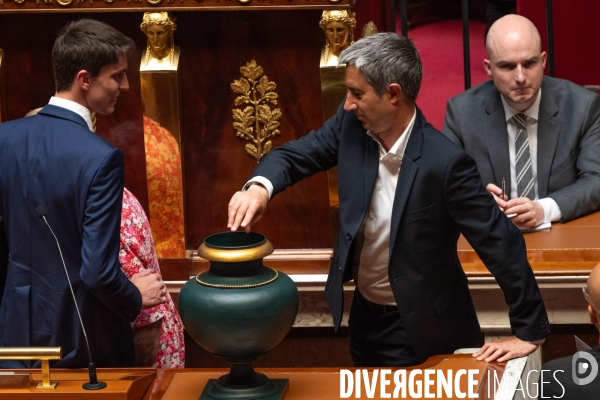 Assemblée nationale. Election à la présidence de Yaël Braun-Pivet.