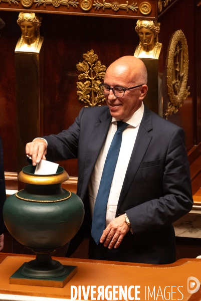 Assemblée nationale. Election à la présidence de Yaël Braun-Pivet.