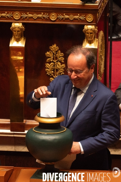 Assemblée nationale. Election à la présidence de Yaël Braun-Pivet.
