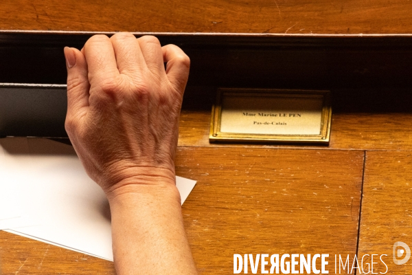 Assemblée nationale. Election à la présidence de Yaël Braun-Pivet.