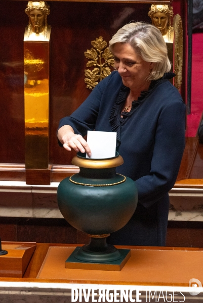 Assemblée nationale. Election à la présidence de Yaël Braun-Pivet.