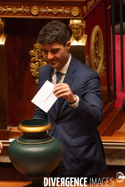 Assemblée nationale. Election à la présidence de Yaël Braun-Pivet.