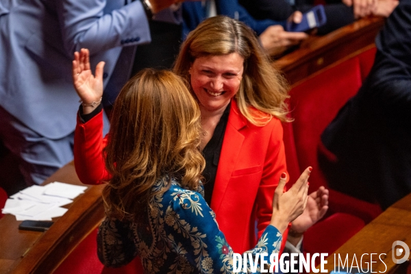 Assemblée nationale. Election à la présidence de Yaël Braun-Pivet.