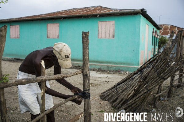 Passage de frontiere illegalement entre haiti et la republique dominicaine.