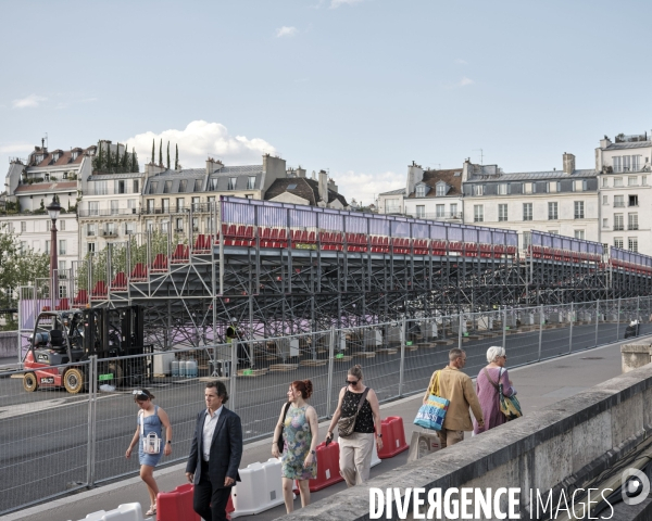 Zone grise zone rouge Paris 5 jours avant l’ouverture des jeux olympiques