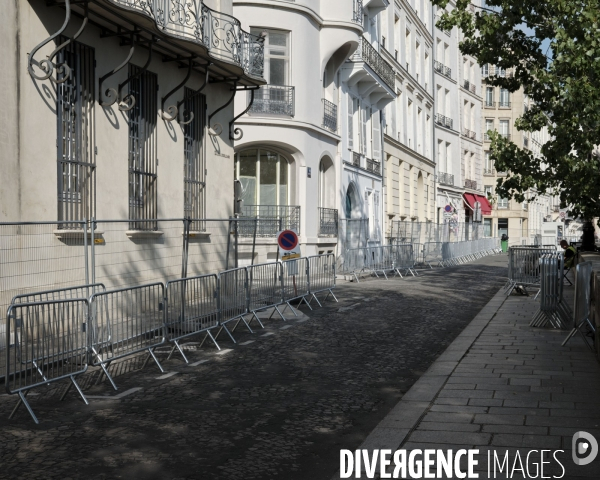Zone grise zone rouge Paris 5 jours avant l’ouverture des jeux olympiques