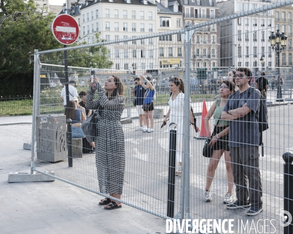 Zone grise zone rouge Paris 5 jours avant l’ouverture des jeux olympiques