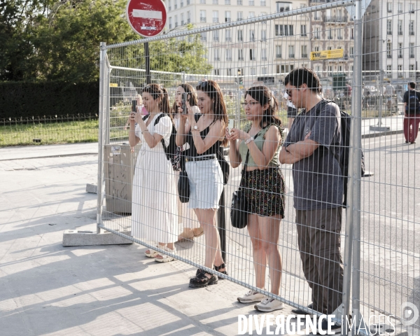 Zone grise zone rouge Paris 5 jours avant l’ouverture des jeux olympiques