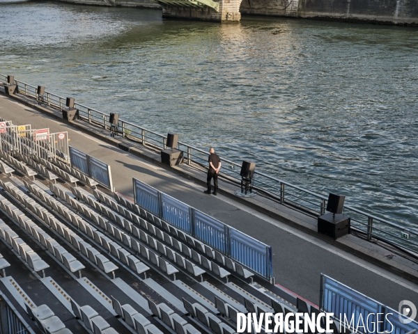 Zone grise zone rouge Paris 5 jours avant l’ouverture des jeux olympiques