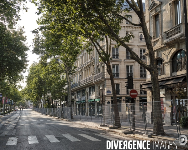 Zone grise zone rouge Paris 5 jours avant l’ouverture des jeux olympiques