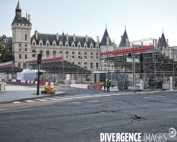 Zone grise zone rouge Paris 5 jours avant l’ouverture des jeux olympiques