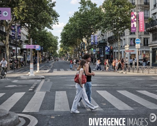 Zone grise zone rouge Paris 5 jours avant l’ouverture des jeux olympiques