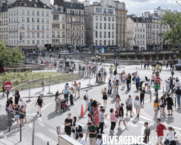 Zone grise zone rouge Paris 5 jours avant l’ouverture des jeux olympiques