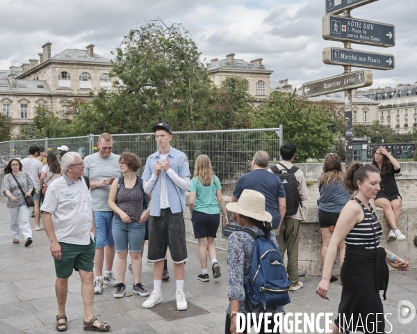 Zone grise zone rouge Paris 5 jours avant l’ouverture des jeux olympiques
