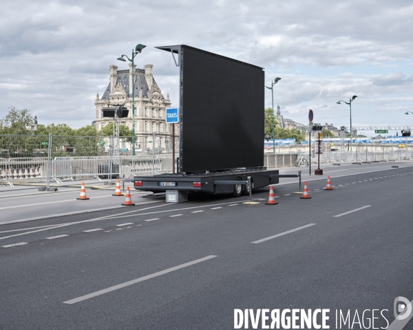 Zone grise zone rouge Paris 5 jours avant l’ouverture des jeux olympiques