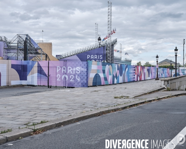 Zone grise zone rouge Paris 5 jours avant l’ouverture des jeux olympiques