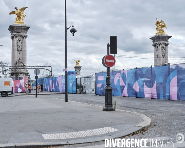 Zone grise zone rouge Paris 5 jours avant l’ouverture des jeux olympiques