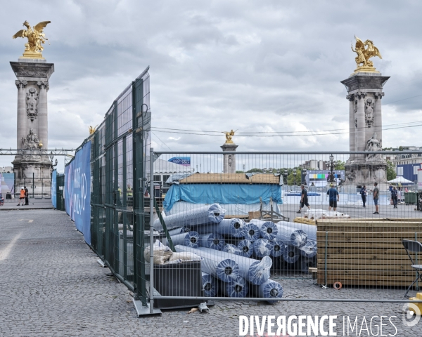 Zone grise zone rouge Paris 5 jours avant l’ouverture des jeux olympiques