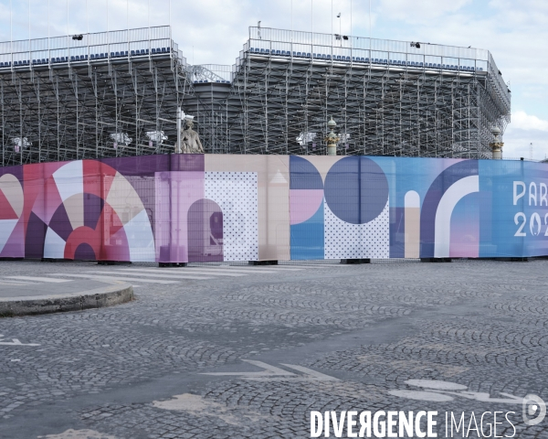 Zone grise zone rouge Paris 5 jours avant l’ouverture des jeux olympiques