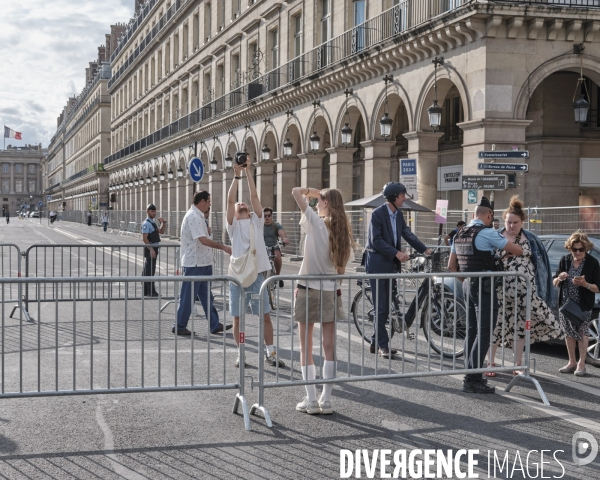 Zone grise zone rouge Paris 5 jours avant l’ouverture des jeux olympiques