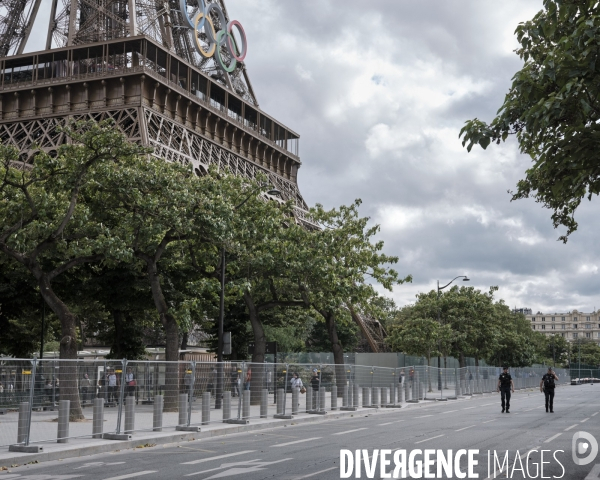 Paris à 2 jours de l’ouverture des jeux olympiques.