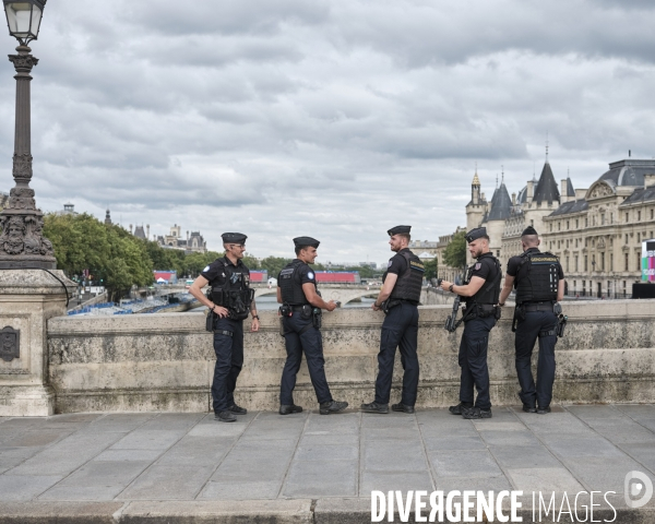 Paris à 2 jours de l’ouverture des jeux olympiques.