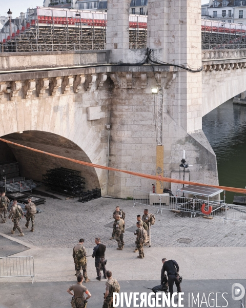 Paris à 2 jours de l’ouverture des jeux olympiques.