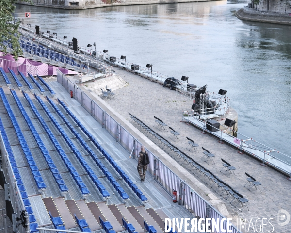 Paris à 2 jours de l’ouverture des jeux olympiques.