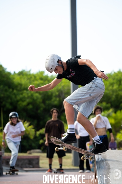 La Reunion : Stage Public Team Skateboard France groupe Junior (12-16 ans)