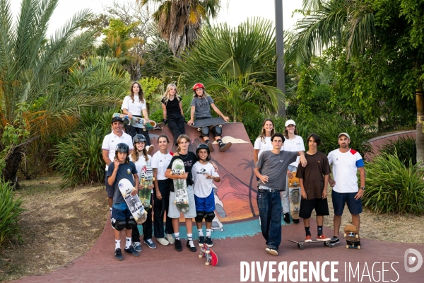 La Reunion : Stage Public Team Skateboard France groupe Junior (12-16 ans)