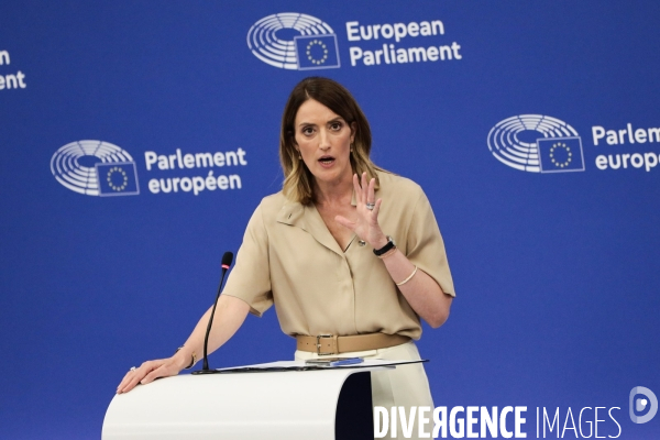 Cession au parlement europeen du 16 juillet 2024