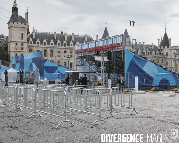 JO, 2024, pont au change accès au tribune de la cérémonie