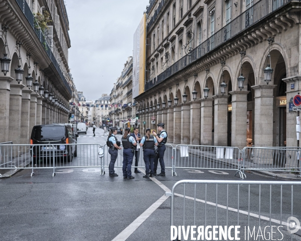 JO, 2024,  la rue de Rivoli  fermée à toute circulation